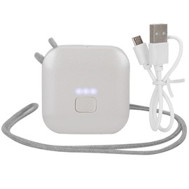 Portable Wearable Air Purifier USB Personal Mini Negative Ion Necklace Air FreshenerWhite