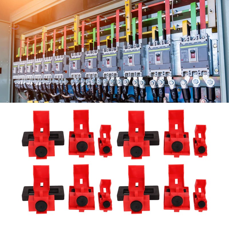 12 Pcs Single Pole Breaker Lock Out Device Nylon Breaker