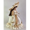 J.Misa Collection 18inch Standing Porcelain Victorian Doll with Stand, 18
