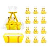 Whaline 12 Pack Softball Gift Basket Yellow Red Softball Basket