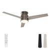warmiplanet Flush Mount Ceiling Fan with Lights Remote Control, 52-Inch,