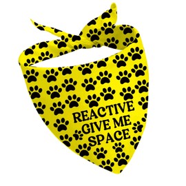 1 Piece Anxious/Reactive Give Me Space Over The Collar Bandana Rescue Dog Bandanas Give us Space Dog Bandana (Reactive Space)