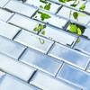 XIHACTY Peel and Stick Beveled Glass Tile. 6x2 Inch Mirror