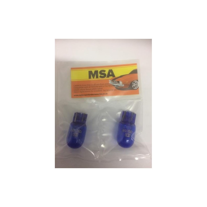 MSA 2 X DRL BULBS 7443 W21/5W 580 T20 SUPER