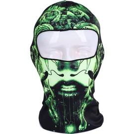 3D Balaclava Skull Animal Full Face Mask for Motorcycle Cycling Anti-UV Bandana - Color: B-06
