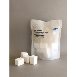 [Picasso] Latex square sponge 20P refill / [피카소] 라텍스 스퀘어 스펀지 20P 리필