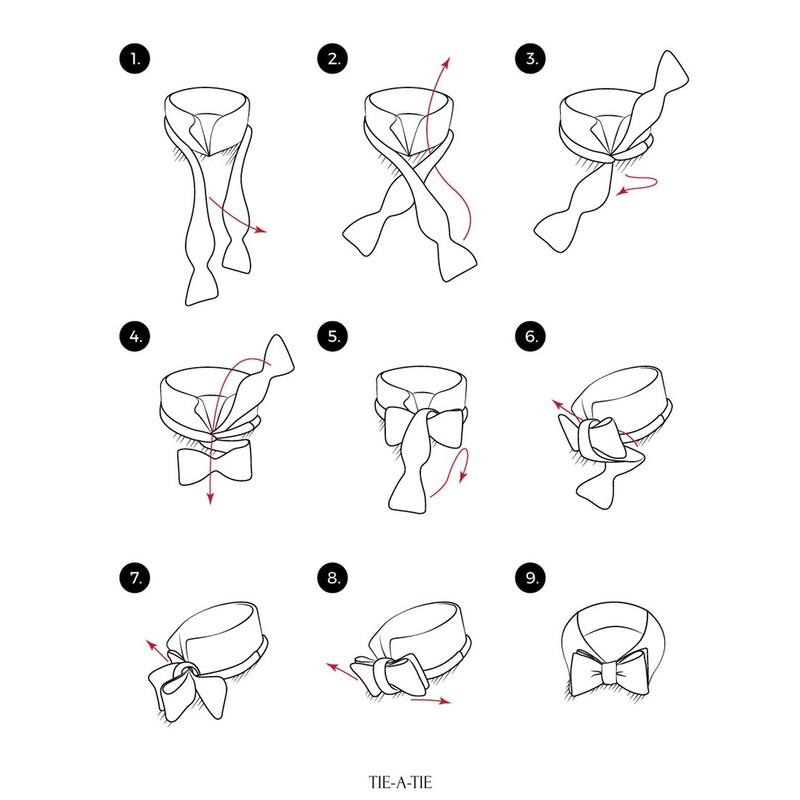 Alizeal Mens 2pcs Solid Self-tied Bow Tie and Pocket Square