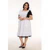 LilMents Long Maxi Cotton Ruffle Apron with Pockets, Small to