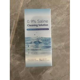 120 Pack 0.9% Saline Solution 5 Ml Normal Cleaning Solution for Wound Wash