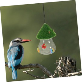 IWOWHERO Bird Feeder for Outdoors Hanging Decorative Hummingbird Feeder Sturdy and Easy to Clean Garden Accessory for Bird Feeding Patio