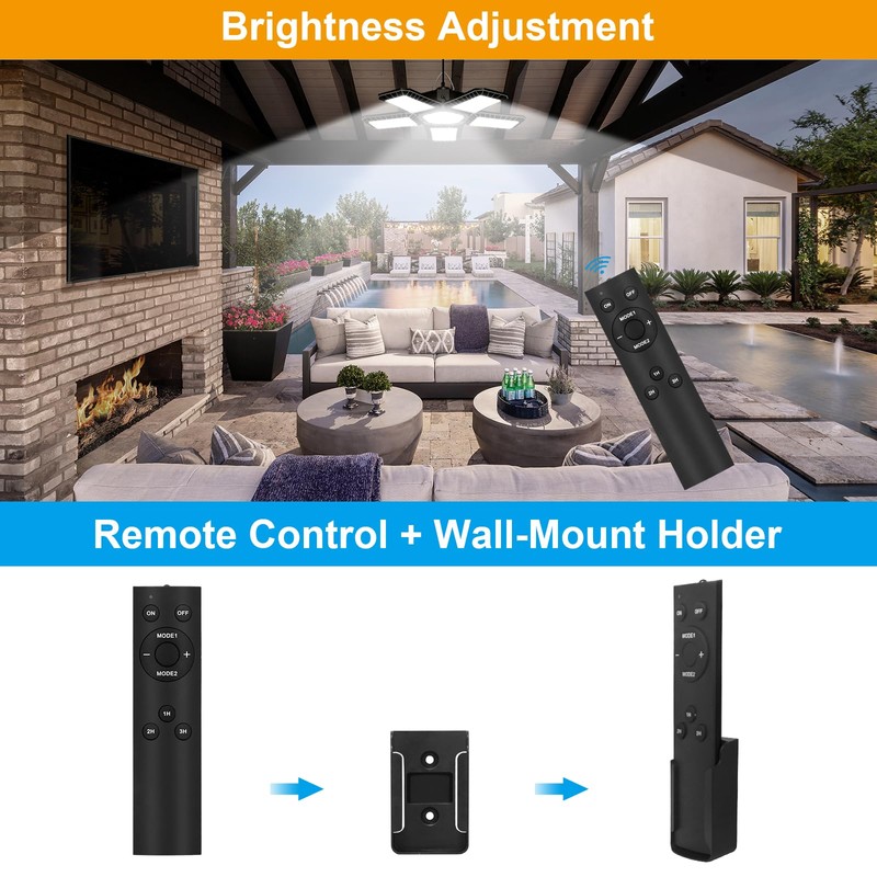 Solar Shed Light Indoor Outdoor, Upgrade Large 267LED Solar Powered