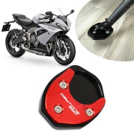 For DAYTONA 660 Daytona660 2024 2025 Motorcycle CNC Kickstand Foot Side Stand Extension Pad Support Plate Enlarge Stand daytona660 (Red)