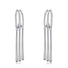 Zoro Earrings for Women Men 925 Sterling Silver One Piece Zoro Dangle Earrings Cosplay Anime Jewelry Gifts