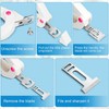 Acrylic Nail Clipper, Adjustable Stainless Steel Nail Tip Cutter, Artificial