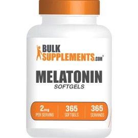 Bulksupplements Melatonina 2mg 365 Cápsulas Para Dormir