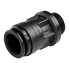 John Guest Straight Adaptor, 15mm Pushfit x 3/4" BSP Male, Acetal Copolymer