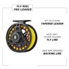 SF Large Arbor Fly Fishing Reel 3/4wt Aluminum Alloy Body
