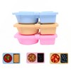 ZenQeek Reusable Silicone Snack Containers with Lids - 3 Pack