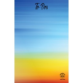 busybeetime.com Sunset to-Dos List Planner Dry Erase Magnetic Refrigerator Must Do Family Command Center with 100% Soft Magnet Back (NOT a Decal)-Daily Weekly Family Planner Reusable