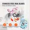VEVOR Manual Vegetable Fruit Slicer, 0-0.5"/0-12mm Thickness Adjustable Commercial Slicer