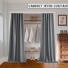 RoomDarkning Room Divider Curtains with Ceiling Track, 95% Blackout Heavy