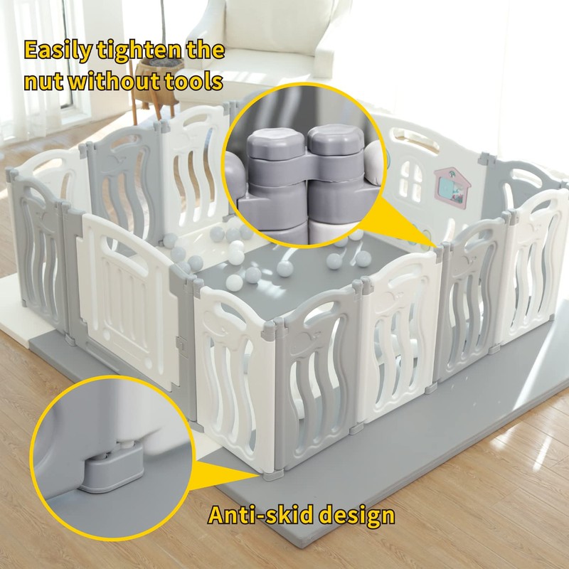 Baby Playpen Kids Activity Centre Safety Play Yard Home Indoor