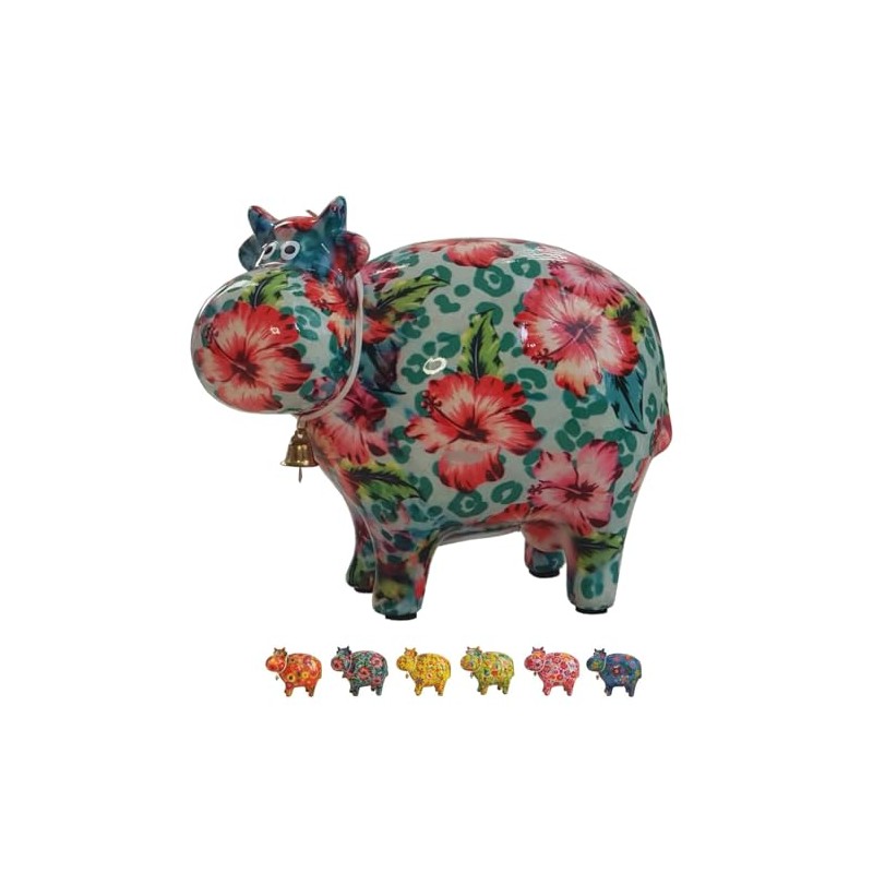 netproshop Pomme Pidou Ceramic Cow Money Box, Selection: Malventraum