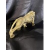 SHTWX 14" Golden Lion Sculpture Resin Collectible statue SHIPS LOCALLY!