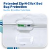 CleanRest Presto! Zip-Off Top Mattress Encasement – Hypoallergenic, Waterproof, Bed