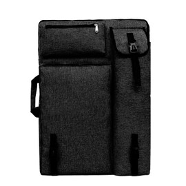 Transport Bag A2 Drawing Bag Drawing Board Backpack for Drawing Boards Waterproof Storage Bag Painting Artist Carry Bag Multifunctional Drawing Bag Portfolio Sketching Bag, black, Simple and elegant