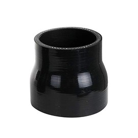 AC PERFORMANCE AC PERFORMANCE ID 2.35" to 2-1/8" (60mm to 54mm) Straight Reducer, Length 3" (76mm), 3-Ply Reinforced, Automotive Pure Silicone Hose, Black