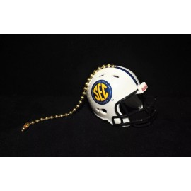 SEC Southeastern Conference Ceiling Fan HELMET PULL CHAIN New Football White