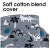 Boppy Cojin de lactancia Boppy Pillow color Gris Dinosaurios
