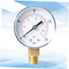 TEHAUX 3pcs Psi Npt Pressure Gauge High Precision Bar Gauge