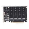 M.2 NVME SSD to PCIE X16 Adapter 4 Port High