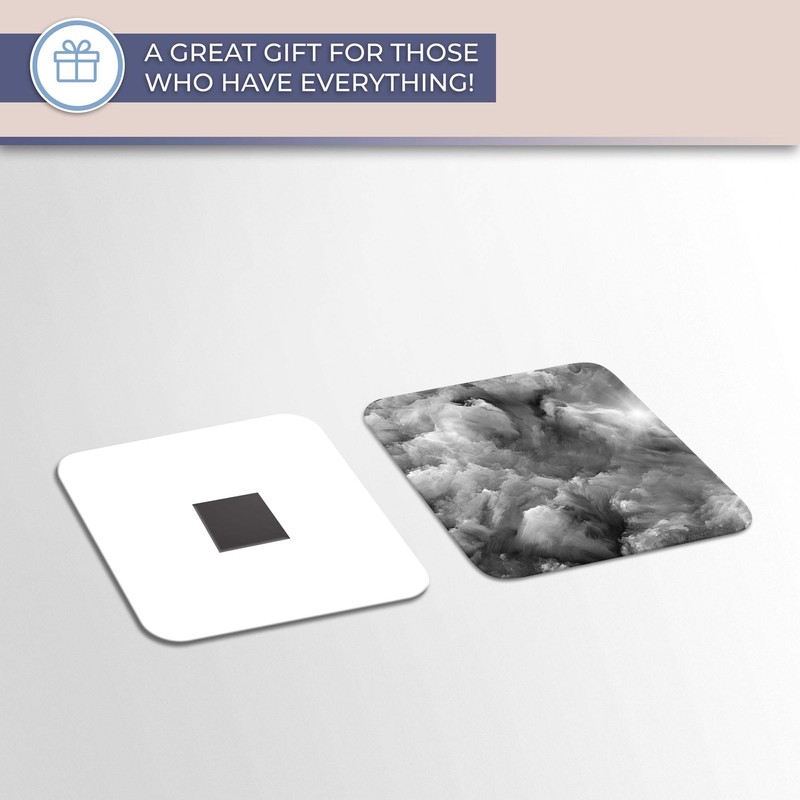 Destination Vinyl ltd Fridge Magnet bw - Dream Cloud Art