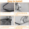 Screen Repair kit, Screen Roller Tool, Steel/Nylon Roller with Bear+10pcs