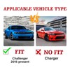 2Pcs Door Lights Logo for Dodge Challenger 2015-Present, Puddle Lights,