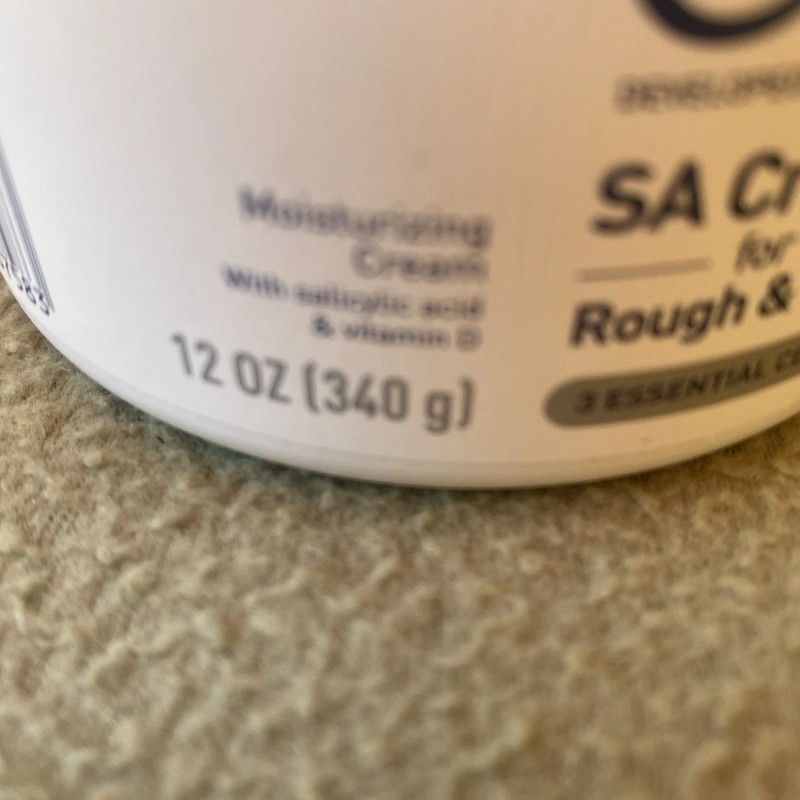 Cerave SA Body Cream for Rough and Bumpy Skin 12oz