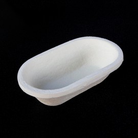 Professional Eco-Friendly 500g Oval Smoothl Pattern Proofing Basket Banneton Brotform Brotformen Bread Making - Heavy Duty - Sustainable Wood Pulp Eco Friendly
