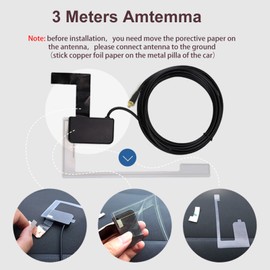 DAB+009 DAB Box Digital Radio Antenna Tuner FM Transmission USB Powered for Car Radio Android 5.1 and Above (Only for Countries that have DAB Signal)