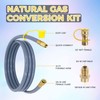 710-0003 Natural Gas Conversion Kit for Grill, 10 Feet 1/2"