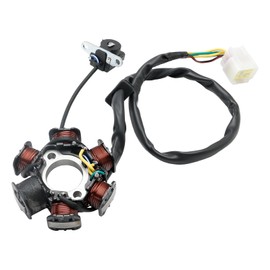 Frezon 6 Poles Magneto Generator Stator 5-Wire Fit for Access AMS Mini Sport 110 2017-2018,for Kayo Fox 70 ATV,for Kayo Mini S 110 2021,ATV 110 2022-,ATV Bull 125,for Beretta Turbo 150 ATV
