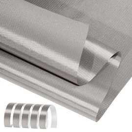 Faraday Fabric 43" x 87"+ 158" L Tape, Military Grade Faraday Cloth for Shielding RFID, EMP, EMF, EMI, 5G, WiFi, Bluetooth, GPS, Prevents Radiation and electromagnetic Interference.