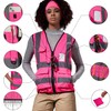 AYKRM Work Vest High Visibility Vest Women's Safety Vest Running