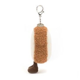 Jellycat Clip-On Keychain Bag Charm Collection, Toast