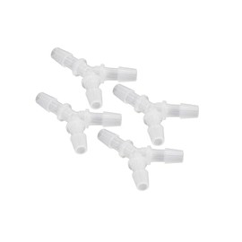 Audiofan, Hose Tube, Fittings, Joints, Y-Shaped, Mouth Tip: Approx. 0.3 inches (7 mm), Reverse Length: Approx. 0.4 inches (9 mm), Inner Diameter: Approx. 0.2 inches (5 mm), Translucent Type, Set of 4