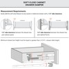 Titus Soft-Close Device For Drawers in Face-Frame Cabinets White