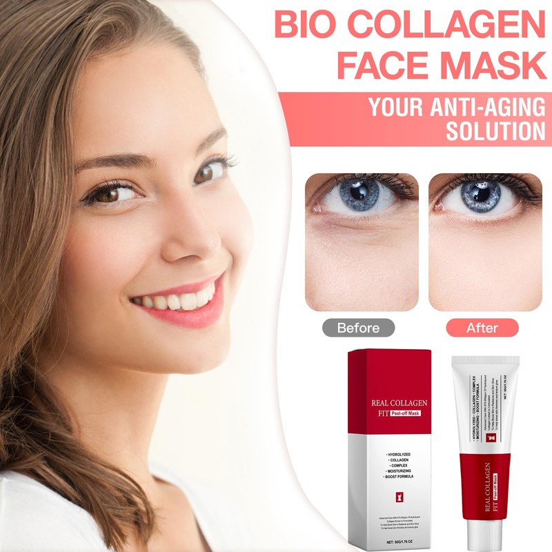 YANINEE Collagen Peel Off Mask Face Overnight Collagen Wrapping Mask
