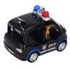 Policeman Car Toy Strong Alloy Detailed Texture Lights Sound Effect